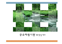 [경제학] 공공재와 공유자원-15