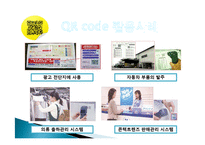 QR 코드 유래, 정의, 특징, QR　코드 만들기, 활용, 사례, 변화, 특징, 현황, 관리, 역할, 기법, 시사점, 나의견해, 조사분석-12