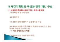 이승만 정권의 경제정책, 경제 부흥계획, 정책 주도층의 변화, 경제자립 논의, 경제개발계획 수립, 산업구조 불균형, 재정금융안전계획, 특징, 현황, 관리, 역할-8