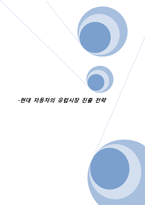 [국제경영] 현대 자동차의 유럽시장 진출 전략-1