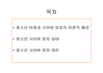 [사회문제론] 청소년 사이버 범죄 실태와 대안-2