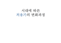 [국문학사] 처용가의 변화과정-1