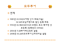 여행업 정의, 여행 회사, 하나투어, 모두투어, 경영 이념, 연혁, 비전과 목표, 마케팅 전략, 수상 내역, 서비스 마인드, 현황, 특징, 마케팅 효과, 전망, 분석-14