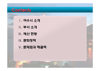 여수시 소개, 부서 소개, 예산 현황, 문화 정책, 문제점, 해결책, 변화, 특징, 현황, 사례, 해결방안, 관리, 시사점, 조사분석-2