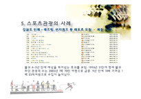 스포츠 관광의 정의, 형태, 유형, 국내 스포츠 관광 현황, 효과, 국내 사례, 국내 스포츠 관광의 발전방향, 특징, 현황, 사례, 관리, 역할, 기법, 시사-18