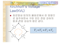 저항과 저항회로(1. 옴의 법칙 2.키르히호프 3.중첩의 원리 4.테브닌 5.노튼-7