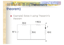 저항과 저항회로(1. 옴의 법칙 2.키르히호프 3.중첩의 원리 4.테브닌 5.노튼-16