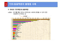 기초학문과 응용학문의 정의, 불평등 사례, 신자유주의 비판, 이론의 시각, 갈등이론의 시각, 해결방안, 특징, 역할, 시사점해석적 이해와 이념형-14