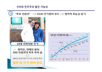 소셜네트워크 서비스(SNS) 의미, 위치, SNS와 민주주의 발전 가능성, SNS가 민주주의 발전에 있어 가지는 한계점, 민주주의에 기여하기 위해 필요한 방안-6
