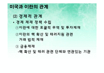미국 이란 압박, 배경, 정치 경제적 관계, 현재 상황, 미국, 이란 관계, 이란과 한국의 관계, 이란 제재, 한국이 받은 영향, 한국의 대처, 이라크 파병, 특징, 시사점-7
