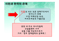 미국 이란 압박, 배경, 정치 경제적 관계, 현재 상황, 미국, 이란 관계, 이란과 한국의 관계, 이란 제재, 한국이 받은 영향, 한국의 대처, 이라크 파병, 특징, 시사점-15