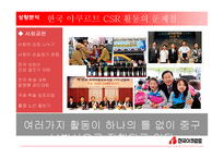 [PR기획론] 한국야쿠르트 PR전략(CSR)-19