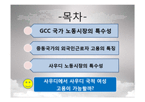 [중동시장론] 중동노동시장의 특수성-2