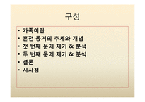 [가족사회학] 혼전동거와 이혼-2