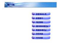 [체육교육] 체력관리 운동프로그램-2