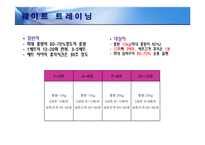 [체육교육] 체력관리 운동프로그램-9