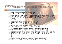 [교육심리] 하워드 가드너의 다중 지능 이론-9
