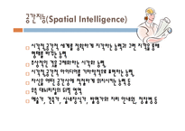 [교육심리] 하워드 가드너의 다중 지능 이론-11