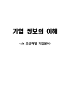 [기업경영의 이해] STX조선 기업재무분석-1