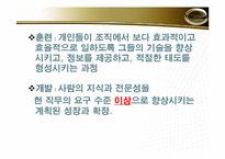 [조직론] 훈련 및 개발-2