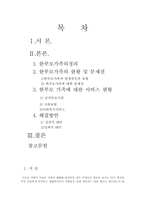 [가족복지]한부모가족의 문제점과 해결방안-1
