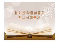 [사회복지] 청소년 약물남용과 학교사회복지-1