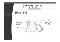 [성심리학] 심리적 양성성과 남녀 분석 기준에 대하여-4