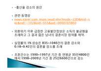 [사회학] 출생율과 노령화 관련 통계변화-12