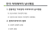 남녀평등과 사회적 쟁점-4