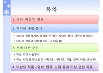 [국문학] 시인 `이상`의 작품 세계 분석-2