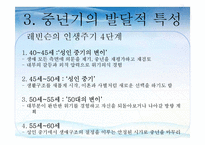 [사회복지] 중년기의 심리적 특성과 사회적 문제 및 해결 방안-12