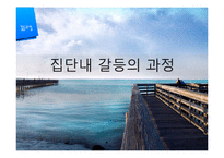 [사회심리] 집단내 갈등의 진행-6