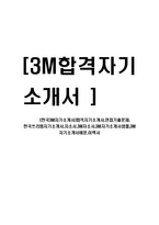 [한국 3M 자기소개서]합격자기소개서,면접기출문제, 한국 3M 자기소개서,자소서,3m자소서,3m자기소개서샘플,3m자기소개서예문,이력서-1