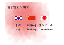[인문학] 한중일 한자 비교 및 중국의 방언 연구-9