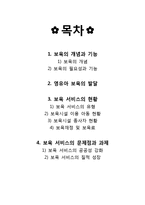 [아동복지] 보육 서비스의 현황과 문제점 및 과제-2