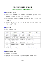 지역사회복지행정 수범사례-2