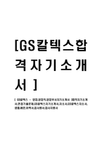 [GS칼텍스 - 영업,영업직,영업부서자기소개서] 합격자기소개서,면접기출문제,GS칼텍스자기소개서,자소서,GS칼텍스자소서,샘플,예문,이력서,입사원서,입사지원서-1