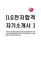 [LG전자-IT,HE사업부,Communication,자기소개서]합격자기소개서,자소서,면접기출문제,LG전자자기소개서,엘지전자자소서,샘플,예문,이력서,입사원서,입사지원서-1
