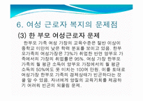 [사회복지] 여성 근로복지 현황 및 문제점과 해결방안-12
