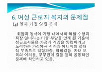 [사회복지] 여성 근로복지 현황 및 문제점과 해결방안-13