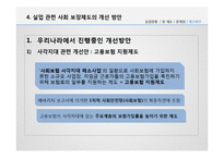 [사회복지] 우리나라 실업관련 사회 보장제도 문제점과 개선방안-15