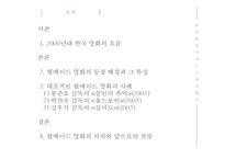 [영화학] 2000년대 한국 웰메이드 영화의 등장과 향후 전망-2