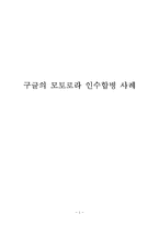 [경영학] 구글의 모토로라 인수합병 사례-1