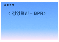 [경영학] 경영혁신-BPR 성공 및 실패사례 연구-1