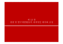 [국제경영] 생산 및 연구개발활동의 세계적인 배치와 조정-1