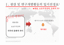 [국제경영] 생산 및 연구개발활동의 세계적인 배치와 조정-20