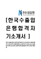 [한국수출입은행-경영학,업무일반,자기소개서]한국수출입은행자기소개서,한국수출입은행자소서,합격자기소개서,자소서,공채,입사지원서,입사원서,경제학,법학,샘플,예문,이력서,면접기출문제-1
