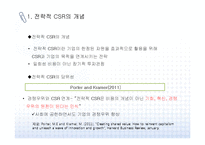 [CSR] 전략적 CSR 개념, 테마 및 사례 분석-2