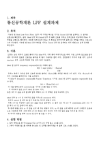 통신공학개론 LPF 설계과제-1