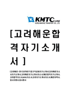 [고려해운-정규직공채자기소개서]고려해운자소서자기소개서,고려해운자기소개서자소서,해운합격자기소개서,고려합격자소서,kmtc자소서-1